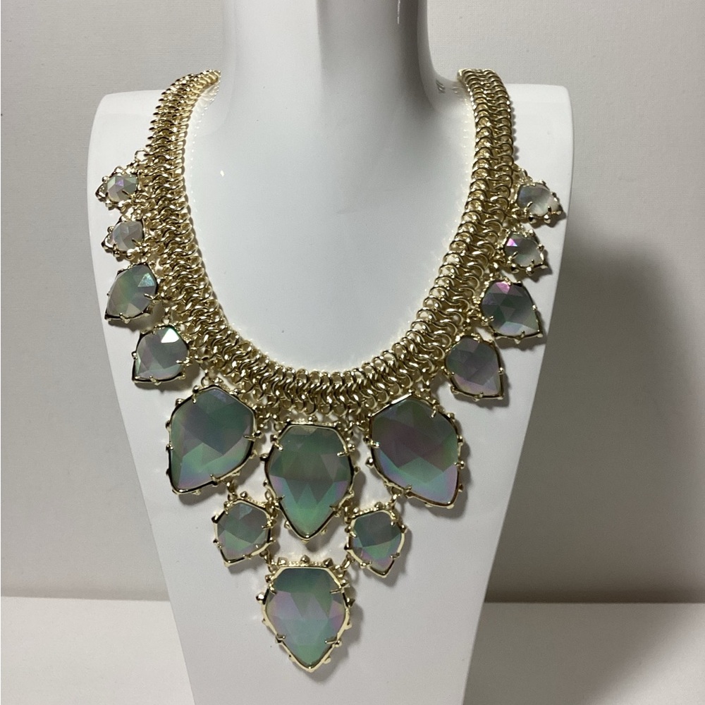 Gretchen, gold, iridescent slate